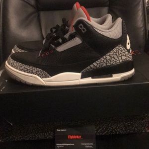 Jordan 3 Black cement
